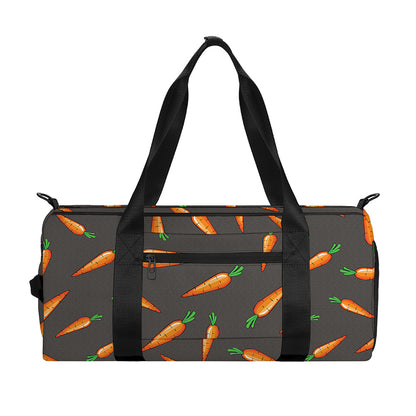 Cartoon Carrot Pattern Print Gym Bag