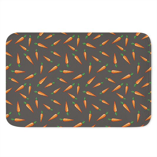 Cartoon Carrot Pattern Print Indoor Door Mat