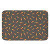 Cartoon Carrot Pattern Print Indoor Door Mat