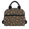 Cartoon Carrot Pattern Print Insulated Lunch Bag