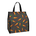 Cartoon Carrot Pattern Print Insulated Lunch Tote