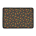Cartoon Carrot Pattern Print Kitchen Mat