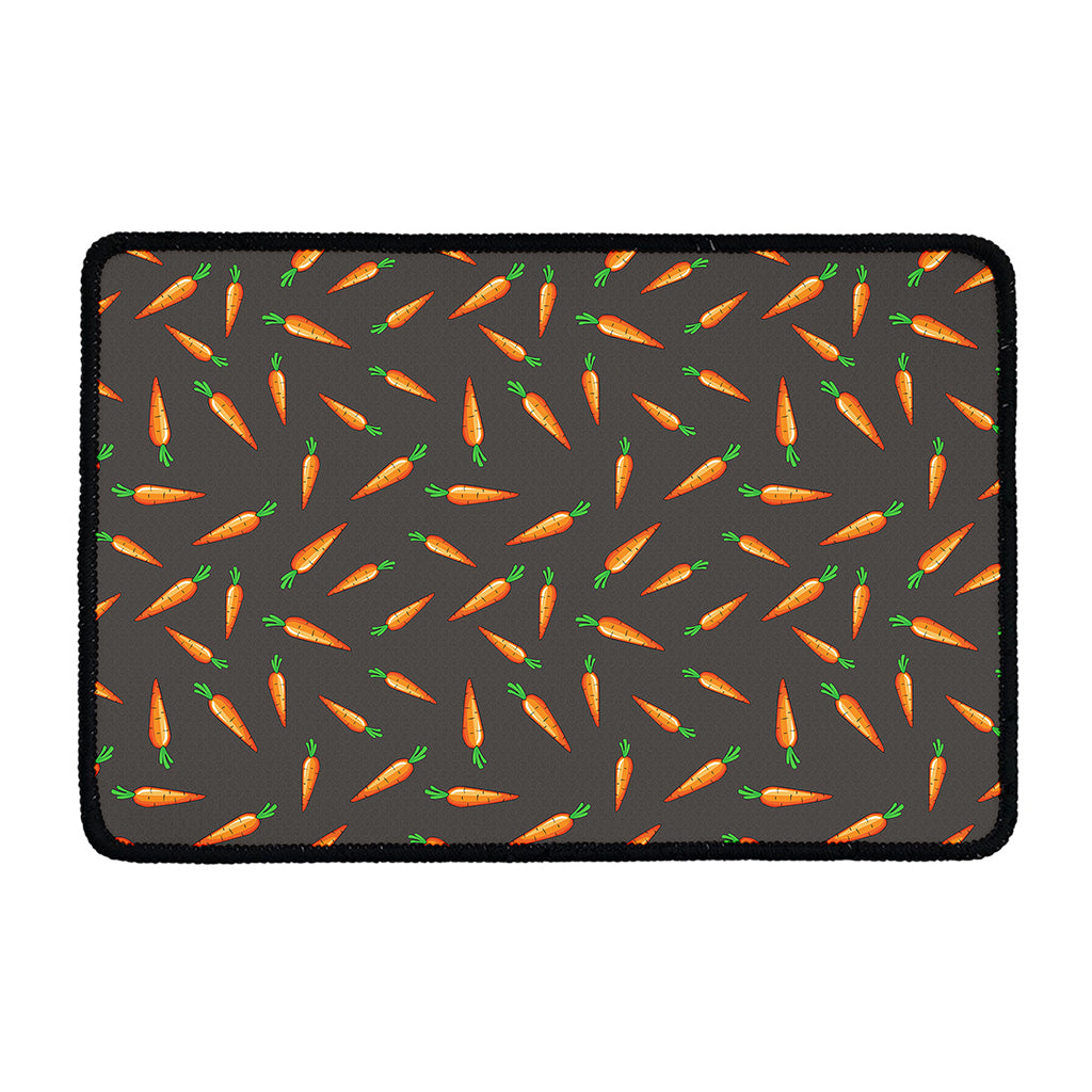 Cartoon Carrot Pattern Print Kitchen Mat