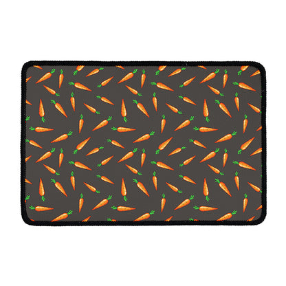 Cartoon Carrot Pattern Print Kitchen Mat