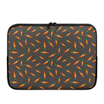 Cartoon Carrot Pattern Print Laptop Sleeve