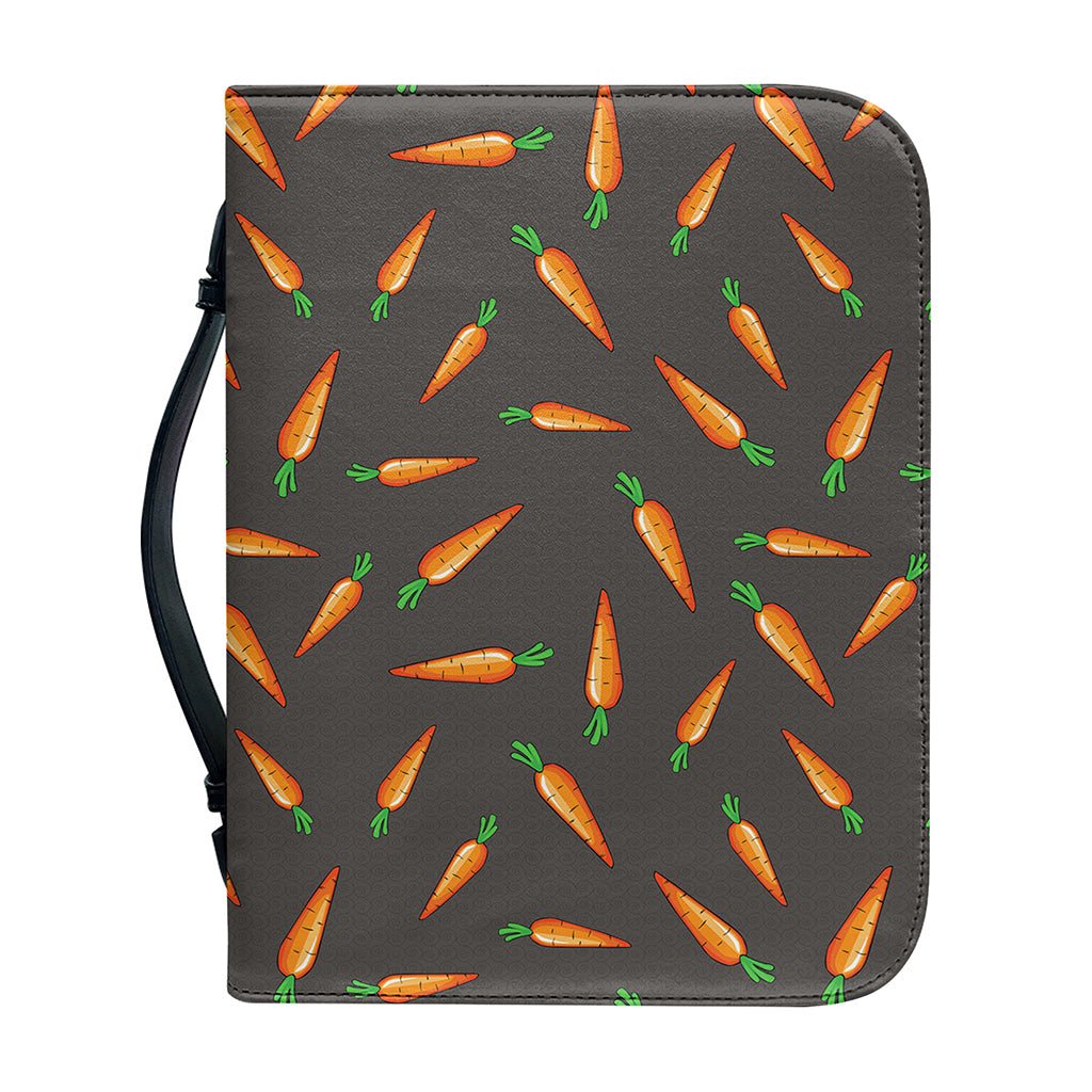 Cartoon Carrot Pattern Print Leather Bible Cover