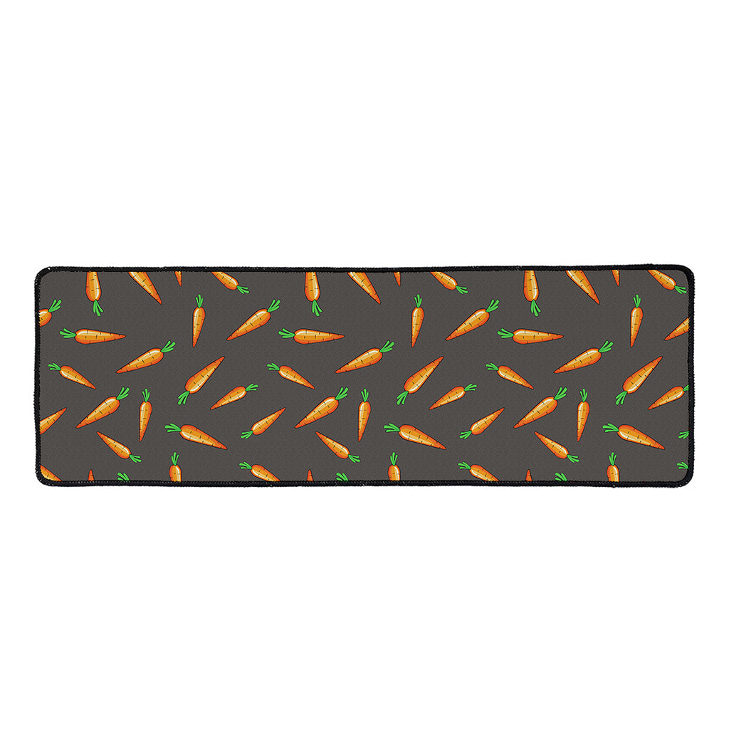 Cartoon Carrot Pattern Print Long Kitchen Mat