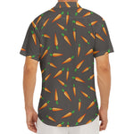 Cartoon Carrot Pattern Print Men's Deep V-Neck Shirt