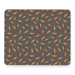 Cartoon Carrot Pattern Print Mouse Pad