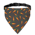 Cartoon Carrot Pattern Print Over The Collar Dog Bandana