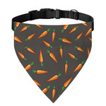 Cartoon Carrot Pattern Print Over The Collar Dog Bandana