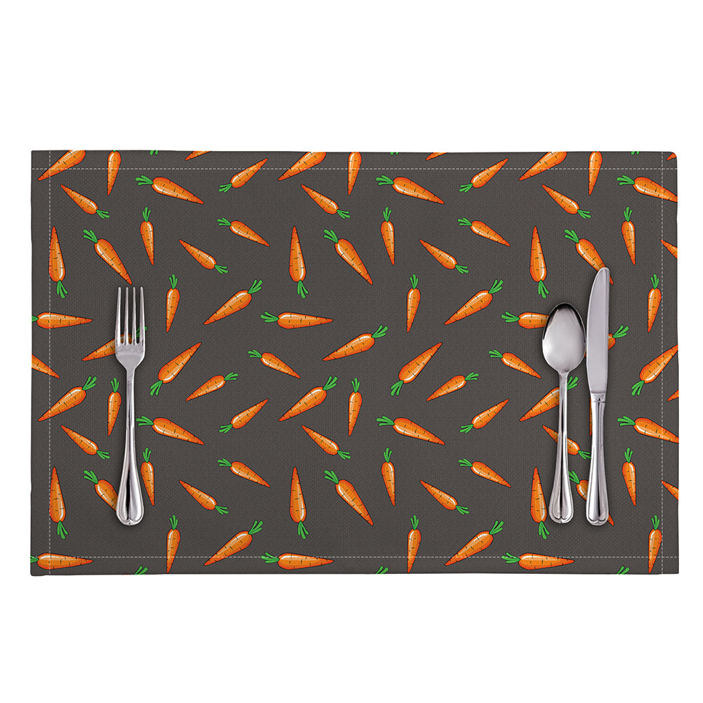 Cartoon Carrot Pattern Print Placemat