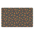 Cartoon Carrot Pattern Print Polyester Doormat