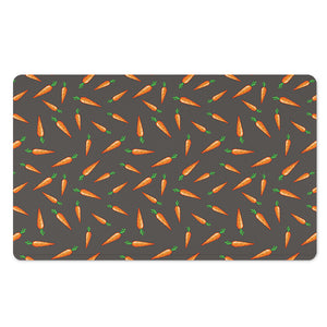 Cartoon Carrot Pattern Print Polyester Doormat