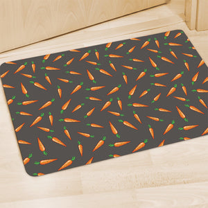 Cartoon Carrot Pattern Print Polyester Doormat