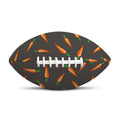 Cartoon Carrot Pattern Print Rugby Ball