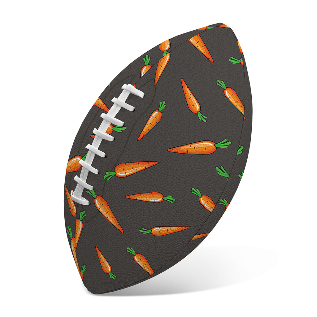 Cartoon Carrot Pattern Print Rugby Ball