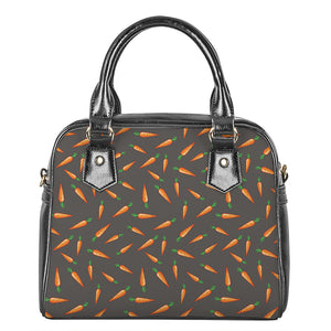 Cartoon Carrot Pattern Print Shoulder Handbag