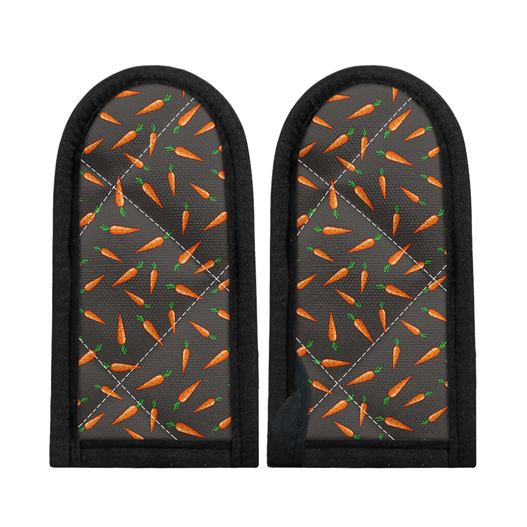 Cartoon Carrot Pattern Print Skillet Handle Cover