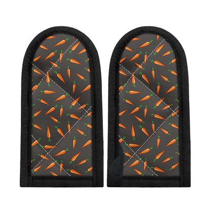 Cartoon Carrot Pattern Print Skillet Handle Cover