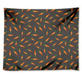 Cartoon Carrot Pattern Print Tapestry