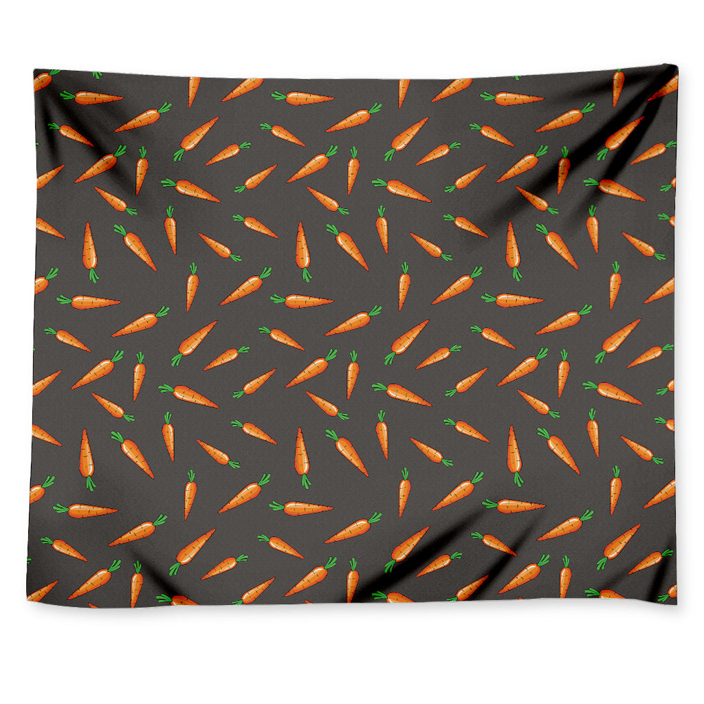 Cartoon Carrot Pattern Print Tapestry