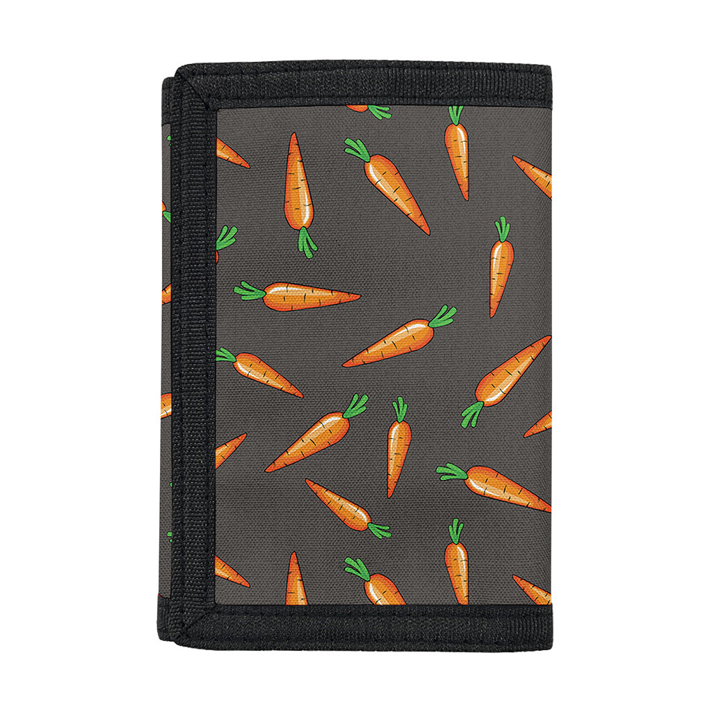 Cartoon Carrot Pattern Print Trifold Wallet