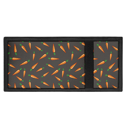 Cartoon Carrot Pattern Print Trifold Wallet