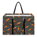 Cartoon Carrot Pattern Print Utility Tote Bag
