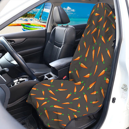 Cartoon Carrot Pattern Print Waterproof Car Seat Cover