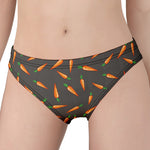 Cartoon Carrot Pattern Print Women's Panties