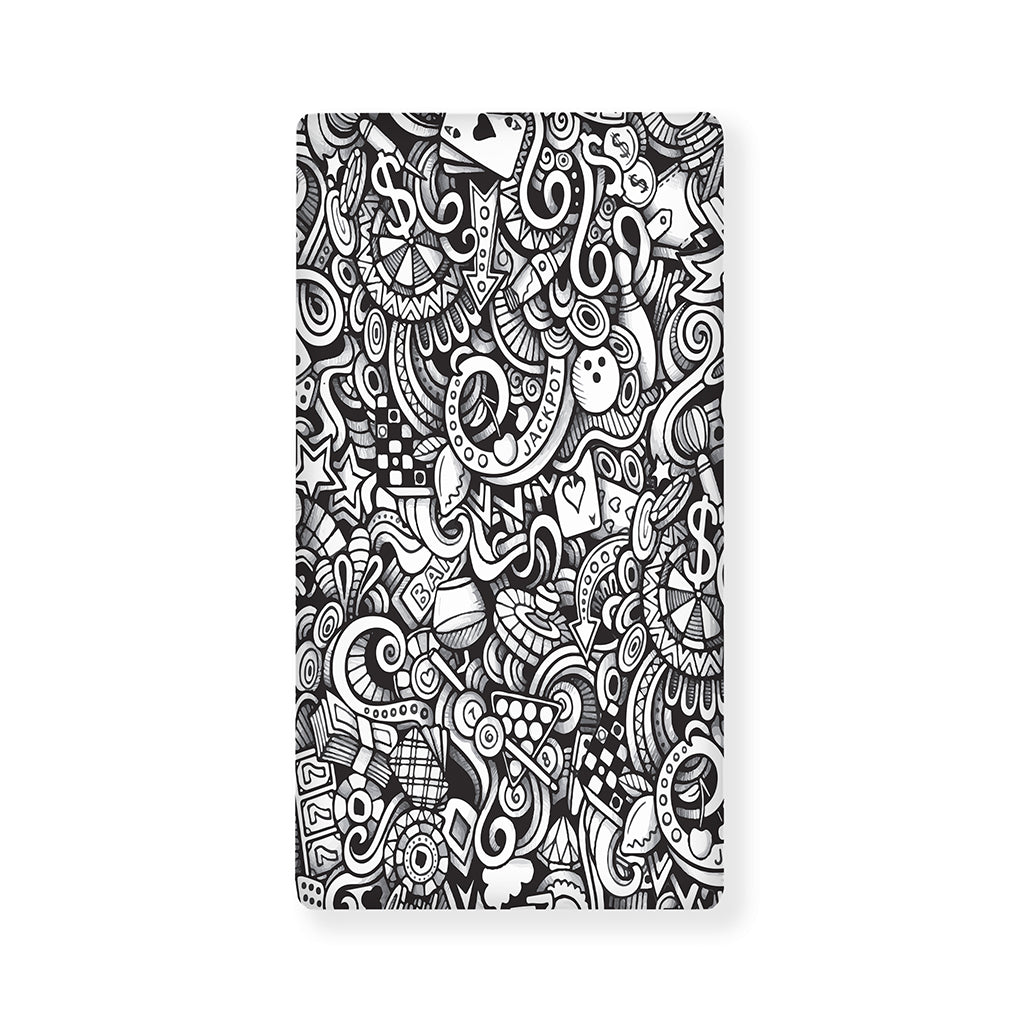 Cartoon Casino Card Pattern Print Baby Crib Sheet