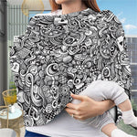 Cartoon Casino Card Pattern Print Baby Seat Cover