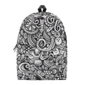 Cartoon Casino Card Pattern Print School Backpack