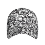 Cartoon Casino Card Pattern Print Baseball Cap