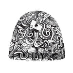Cartoon Casino Card Pattern Print Beanie