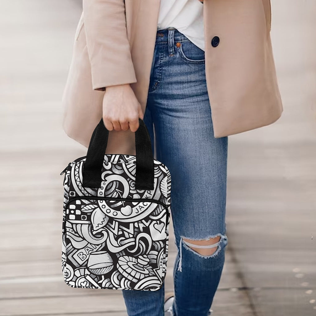 Cartoon Casino Card Pattern Print Bible Tote Bag