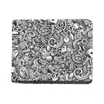 Cartoon Casino Card Pattern Print Bifold Wallet