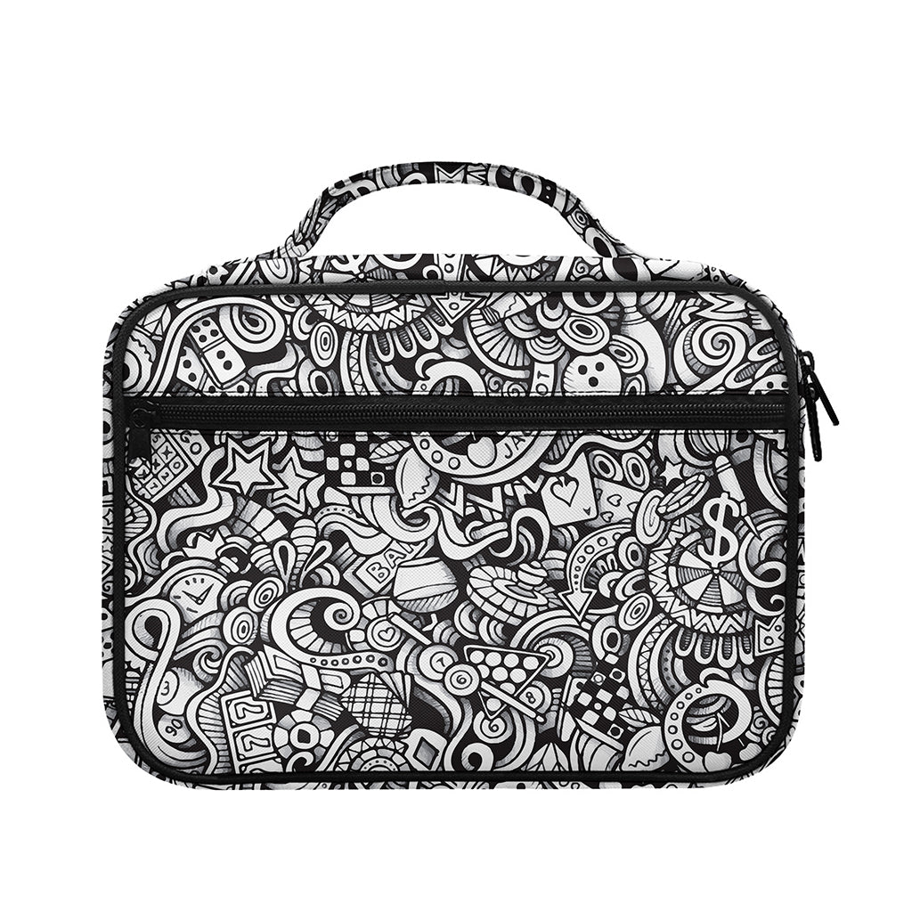 Cartoon Casino Card Pattern Print Briefcase Bible Bag