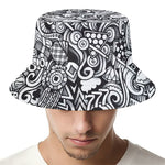 Cartoon Casino Card Pattern Print Bucket Hat