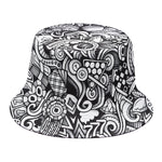 Cartoon Casino Card Pattern Print Bucket Hat