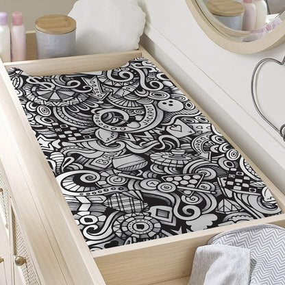 Cartoon Casino Card Pattern Print Changing Pad Cover