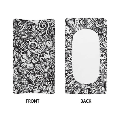 Cartoon Casino Card Pattern Print Changing Pad Cover