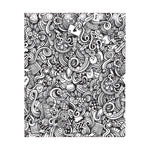 Cartoon Casino Card Pattern Print Curtain