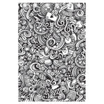 Cartoon Casino Card Pattern Print Curtain