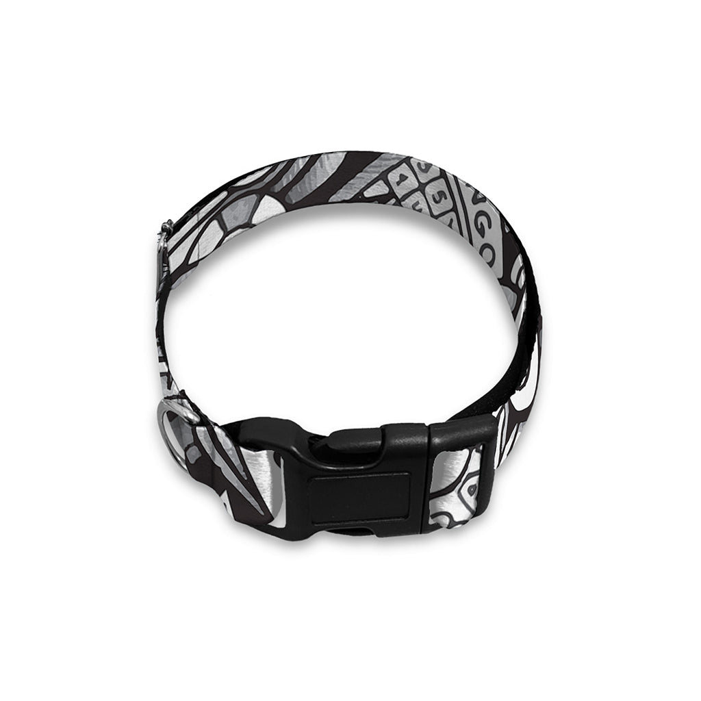 Cartoon Casino Card Pattern Print Dog Collar