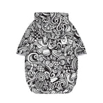 Cartoon Casino Card Pattern Print Dog Zip Up Hoodie