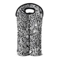 Cartoon Casino Card Pattern Print Double Neoprene Wine Tote