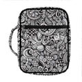 Cartoon Casino Card Pattern Print Front Pocket Bible Bag