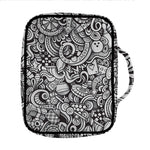 Cartoon Casino Card Pattern Print Front Pocket Bible Bag